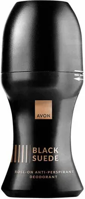 Produktbild von AVON Black Suede Deoroller für Männer, 50 ml, langanhaltender Geruchsschutz, fleckenfrei