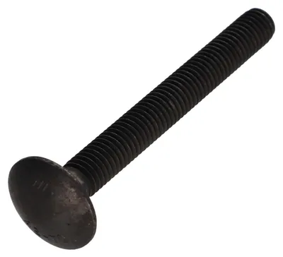 Produktbild von Schlossschraube Edelstahl A2 M8X60 Schwarz Gesamtgewinde