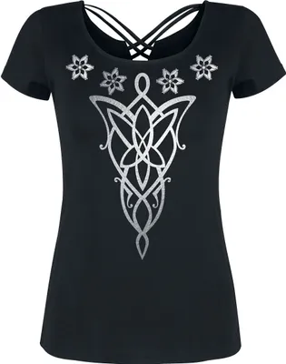 Produktbild von Der Herr der Ringe T-Shirt Damen Evenstar schwarz S