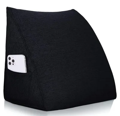 Image de Coussin de lecture de forme triangulaire, idéal pour le lit et le canapé