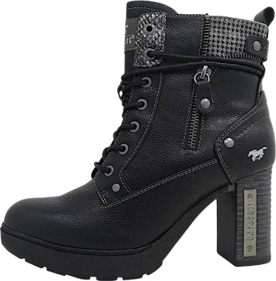 Image de Mustang Femmes Chaussures à lacets Noir Loisirs, Taille:40 EU