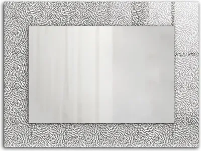 Zdjęcie produktu dla Wzorek 3d – Lustro Prostokątne z Printem 80x60 cm – Nowoczesne – Dekoracyjne Na Ścianę