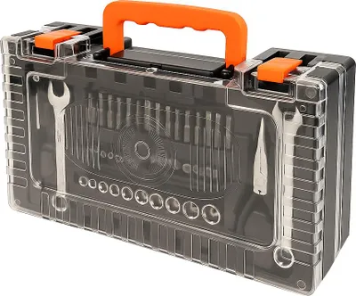Produktbild von FORSAGE | Steckschlüsselsatz, 1400TLG, Steckschlüssel, Bitsatz, Verlängerung, Adapter Werkzeugset für Auto,Werkzeugkoffer, Werkzeug-Set