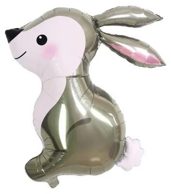 Immagine prodotto di Palloncino in foil coniglietto grigio 56x73cm.