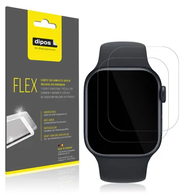 Produktbild von 2x dipos Flex Apple Watch Series 8 45mm