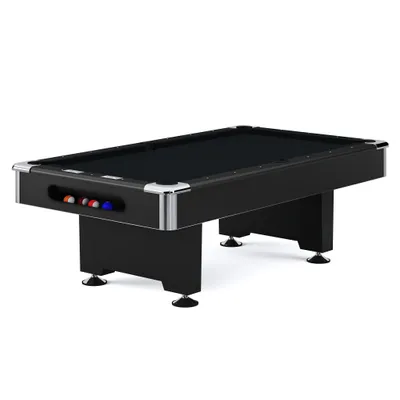 Produktbild von Automaten Hoffmann Billardtisch "Club Pro III", Simonis 860, Black, 9 ft (Spielfeld 254x127 cm)