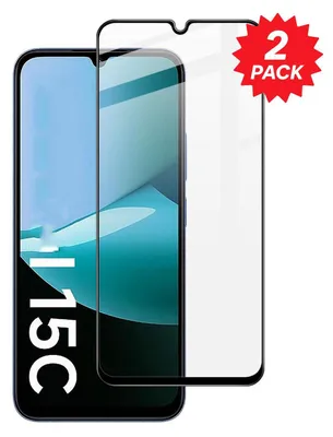 Produktbild von Für Xiaomi Redmi 15C 5G / 4G 2x 3D Premium Full 0,3mm Hart Glas Display Schutz