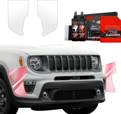 Produktbild von 2in1 Schutzfolie Grizz Protector für Stoßstange - Jeep Renegade (2022- 2025)
