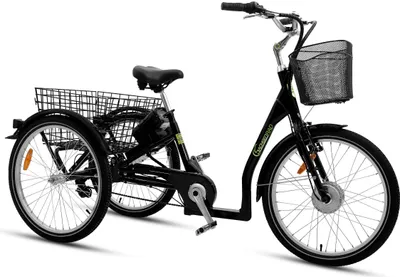 Produktbild von SachsenRad E-Lastenrad T3A Trio Edition 2024 mit Alarmanlage mit LCD Display und StVZO-Zugelassung