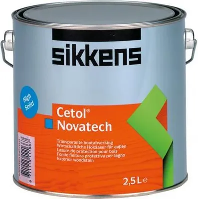 Produktbild von Sikkens Cetol Novatech Dünnschichtlasur High-Solid 5 Liter - Farbe: teak