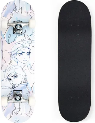 Immagine prodotto di Disney Frozen Big Skateboard - Robusto legno d'acero a 9 strati