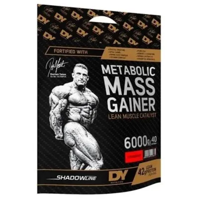 Productafbeelding van Dorian Yates Metabolic Mass Gainer, aardbei smaak, 6000g, artikelnummer 18023