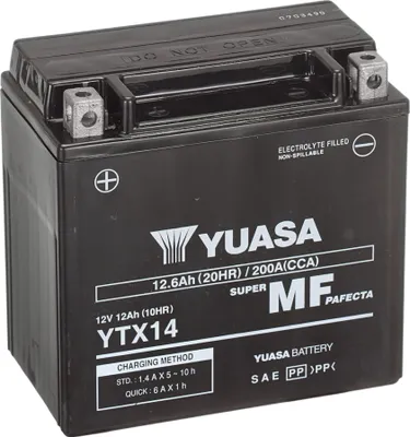 Image de Batteries YUASA YTX14H 12 AH WC