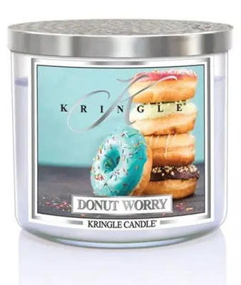 Produktbild von Kringle Candle TUMBLER "Donut Worry" – Duftkerze mit 3 Dochten, 411g