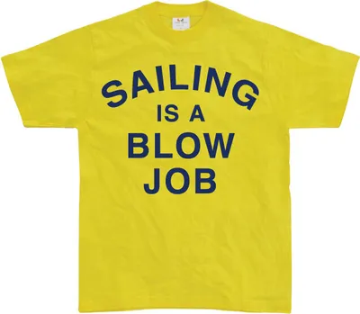 Produktbild von Sailing Is A Blow Job - XX-Large - Yellow