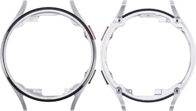 Image de Pour Samsung Galaxy Watch 4 44mm SM-R870 LCD cadre Bezel pièce de rechange d'argent