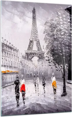 Produktbild von Bilder auf glas - Einteilig - Architektur Paris Eiffle Frankreich - 70x100cm - Glasbilder - Wandbilder - Bilder - Wanddekoration aus Glas - Glas Bilder - Wandbild auf Glas - GPA70x100-2961