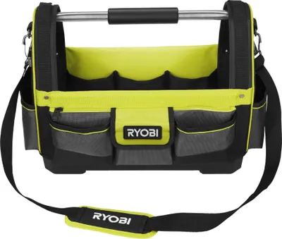 Image de Ryobi RSSLOT1 Ryobi Sacoche à outils ouverte, 38 litres, 13 poches, 220 x 365 x 470 mm