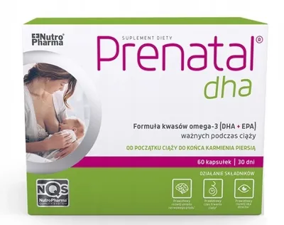 Produktbild von Prenatal DHA 60 Kapseln - Langfristiges Verfallsdatum!