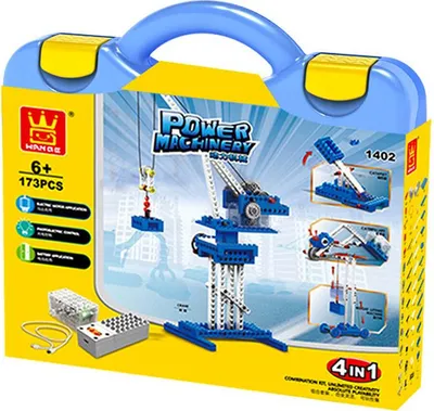 Produktbild von Wange 1402 – Kraftmaschinen mit Motor | 173 Teile | Technischer Bausatz