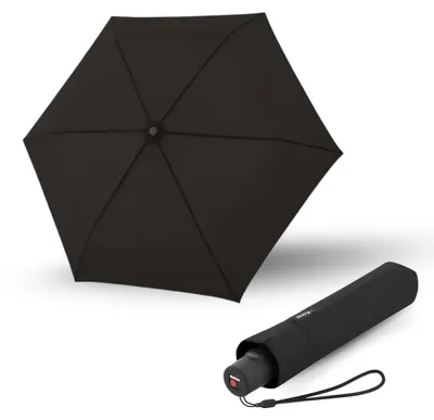 Produktbild von Knirps C.250 Light Duomatic Taschenschirm Automatik Reiseschirm windstabil – Black