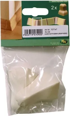 Produktbild von Außeneck für Kunststoffleiste KU.04 weiß