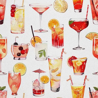 Immagine prodotto di OUTDOOR DECOSTOFFE OXFORD - Motivo cocktail | DX8814