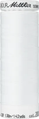 Produktbild von Amann Mettler Seraflex Nähfaden No.120/ 130 m Elastikgarn White 2000
