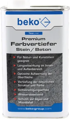 Produktbild von beko TecLine Premium-Farbvertiefer Stein/Beton 1 l 299 16 1000