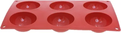 Produktbild von Silikon-Backform Halbkugel 6 Formen