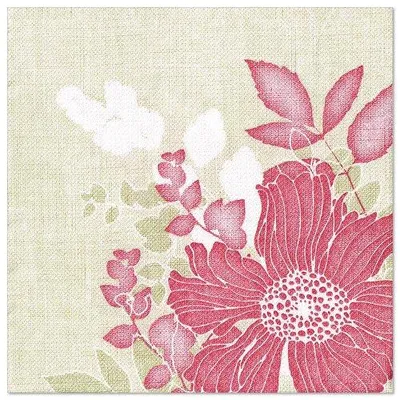 Produktbild von Servietten "ROYAL Collection" 1/4-Falz 40 cm x 40 cm fuchsia "Annabel"