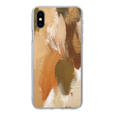 Obrázok produktu pre Kryt mobilného telefónu pre Apple iPhone Xs Farba - oranžová - zelená Silikónové mäkké puzdro