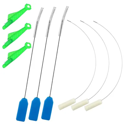 Nadeleinfädler-Set, 9-teilig, für Nähmaschine und Handnähen
