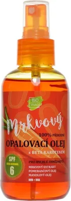 Produktbild von 100 % natürliches Sonnenöl mit Karottenextrakt LSF 6 150 ml