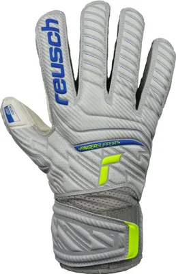 Produktbild von REUSCH Attrakt Grip Finger Support Junior 6016 vapor gray / safety yello 7,5