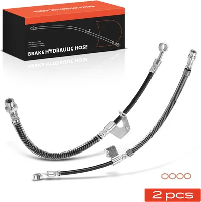 Image de Frankberg 2x Flexible de frein Flexibles de frein Avant Gauche Droite pour Hyundai Accent I Accent X-3 1994-1999