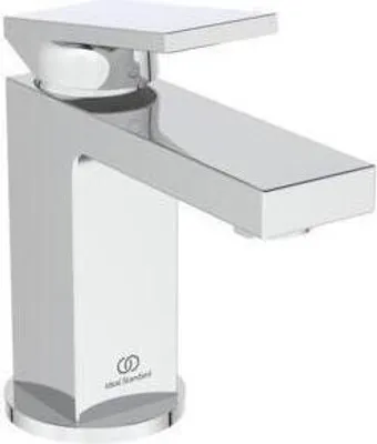 Immagine prodotto di Miscelatore per lavabo EXTRA Piccolo uscita 100 mm con scarico a scomparsa cromo cromo