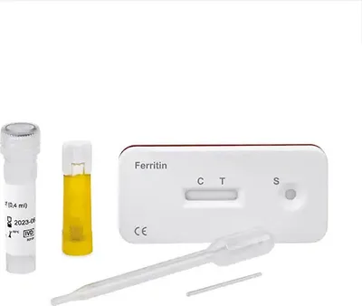 Produktbild von Cleartest Ferritin Pack: 10 Testkassetten | Packung (10 Tests)