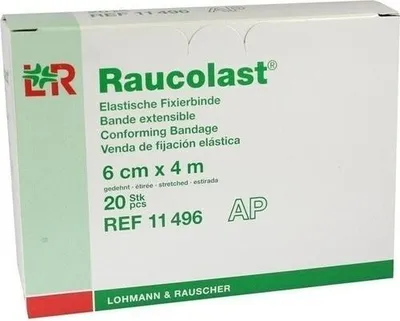 Obrázok produktu pre Elafix Obväzy Raucolast 6 cm bez celofánu 20 ks