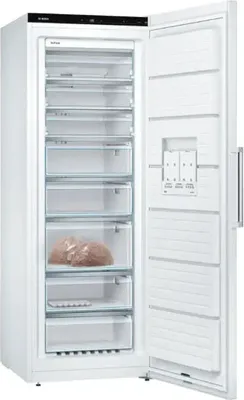 Zdjęcie produktu dla Bosch Serie 6 GSN58AWEV, 366 l, 24 kg/24h, SN-T, System nie zamrażania, E, Biały