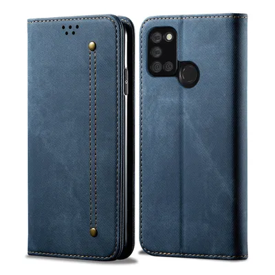Obrázek produktu pro OPPO Realme 7i Pouzdro, Kožené Peněženkové Pouzdro s Magnetickým Uzavíráním a Pouzdro s Funkcí Stojánku pro OPPO Realme 7i modré