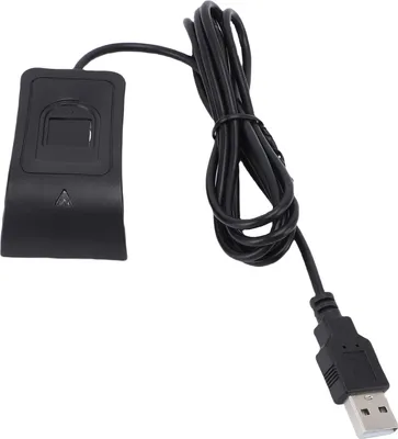 Obrázek produktu pro USB čtečka otisků prstů 360 stupňový dotykový biometrický stolní skener otisků prstů PC Dongle podpora pro Windows 10 11