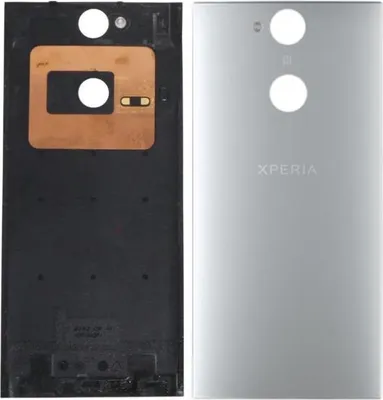 Produktbild von Original Sony Xperia XA2 Plus H4413 Akkudeckel Backcover Silber Gut