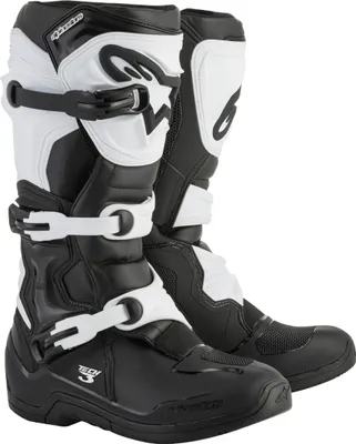 Zdjęcie produktu dla Buty motocrossowe Alpinestars Tech 3, czarno-białe, rozmiar 5 (38)