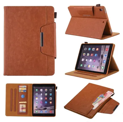 Produktbild von Mobigear Luxury Klapphülle für iPad 9 (2021) - mit Standfunktion mit Stifthalter Kunstleder Braun