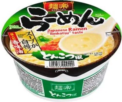 Produktbild von Hikari Menraku Japanische Tonkotsu Ramen Cup 82.3g