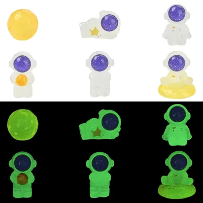 Imagen del producto de 30 figuras luminosas con temática espacial para decoración