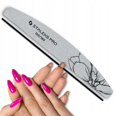 Produktbild von Staleks Nagelfeile Halbmond 150/180 Mineralisch