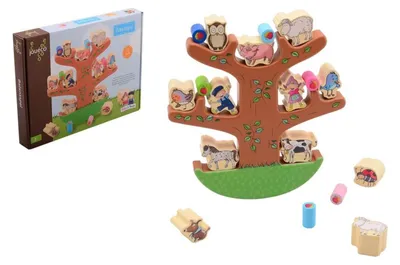 Immagine prodotto di Johntoy gioco di equilibrio in legno Fien & Teun - giocattolo educativo 19 pezzi