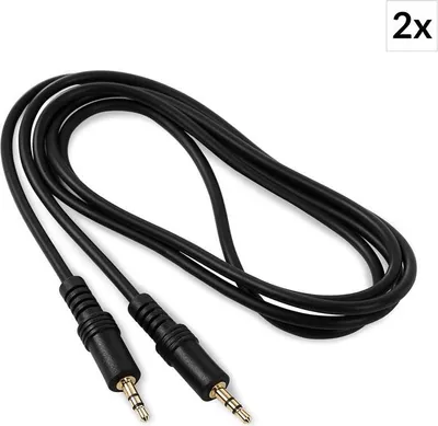 Produktbild von FrontStage 3,5mm-Klinke-Kabel Set 2 Stück 1,5m Stereo